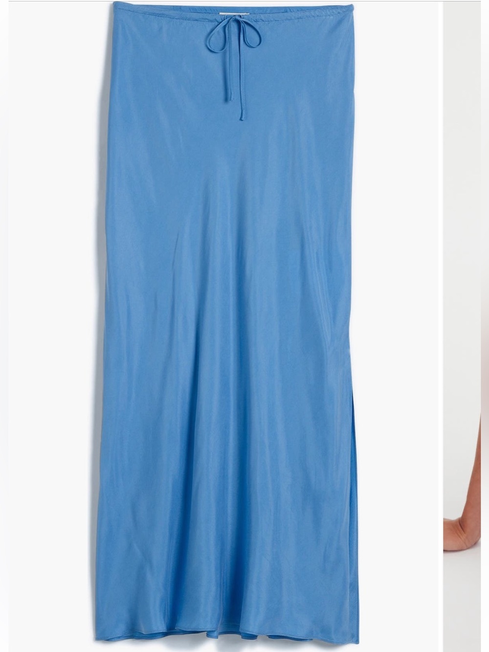Madewell Cornflower Blue Maxi Skirt